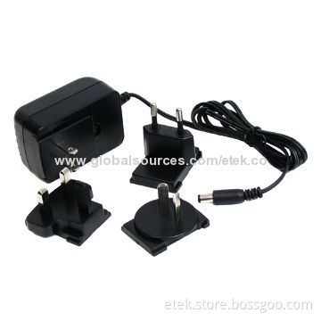 8W Series Switching Power Adapter with China AC Plug and 90 to 264V AC Input Voltage